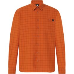 Mammut Klassisches Langarm-Wanderhemd Lenni Longsleeve Shirt Men Brown XL