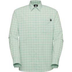 Mammut Klassisches Langarm-Wanderhemd Lenni Longsleeve Shirt Men Gelb XXL