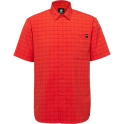 Mammut Klassisches Wanderhemd mit kurzen Ärmeln Lenni Shirt Men Rot XL
