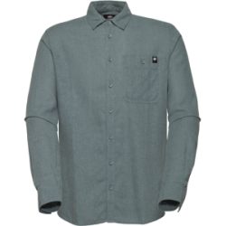 Mammut Langärmliges Alltagshemd mit Naturfasern Alvra Summer Longsleeve Shirt Men Grau M