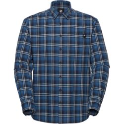 Mammut Atmungsaktives langärmliges Hanffaserhemd Trovat Summer Longsleeve Shirt Men Blau S