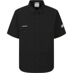 Mammut Feuchtigkeitsableitendes Kurzarmhemd Valley Shirt Men Schwarz XS