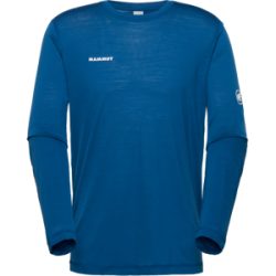 Mammut 100 % natürliches Performance-Shirt Tree Wool FL Longsleeve Men Blau S