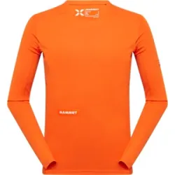 Mammut Schnelltrocknender Longsleeve für die Berge Eiger Nordwand FL Longsleeve Men Orange XXL