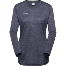 Mammut 100 % natürliches Performance-Shirt Tree Wool FL Longsleeve Women Blau L
