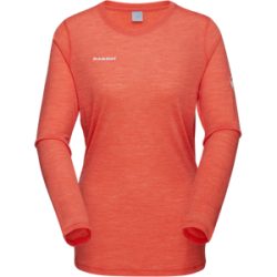 Mammut 100 % natürliches Performance-Shirt Tree Wool FL Longsleeve Women Orange L