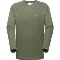 Mammut Langärmliges Oberteil für den Alltag Waffle Longsleeve Grün S