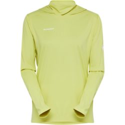 Mammut Leichter Kapuzenpulli mit integriertem Sonnenschutz Selun FL Sun Hoody Women Gelb S