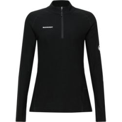 Mammut Vielseitiges Thermo-Langarmshirt mit Wolle Tree Wool Thermal FL Half Zip Longsleeve Women Schwarz XS