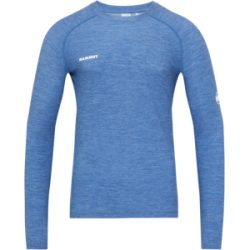 Mammut Vielseitiges Thermo-Langarmshirt mit Wolle Tree Wool Thermal FL Longsleeve Men Blau M