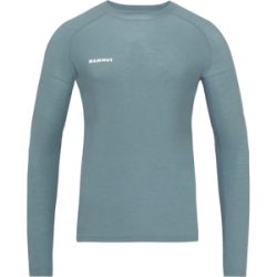 Mammut Vielseitiges Thermo-Langarmshirt mit Wolle Tree Wool Thermal FL Longsleeve Men Grau L