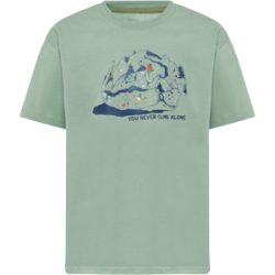 Mammut Alltags-T?Shirt aus 100 % ökologischer Baumwolle Base T-Shirt Climbing Grün 104
