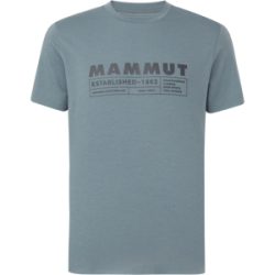 Mammut Multifunktionales T-Shirt mit Drirelease®-Technologie Trovat T-Shirt Men Logo Grau XXL