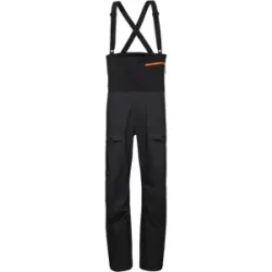 Mammut Bib-Freeride-Hardshellhose mit umweltbewusstem Design Haldigrat HS Bib Pants Men Schwarz 54 S kurz