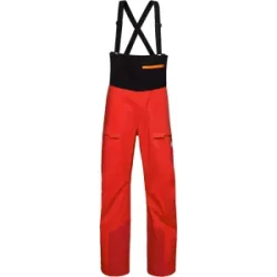Mammut Bib-Freeride-Hardshellhose mit umweltbewusstem Design Haldigrat HS Bib Pants Men Rot 50