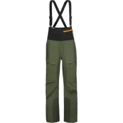 Mammut Bib-Freeride-Hardshellhose mit umweltbewusstem Design Haldigrat HS Bib Pants Women Grün 40
