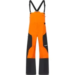 Mammut Leichte, strapazierfähige Freeride-Skihose mit Latz Eiger Free Advanced HS Bib Pants Men Orange 54
