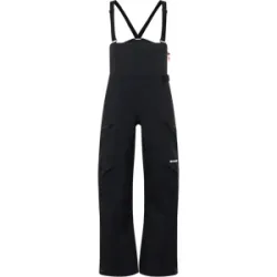 Mammut Leichte, strapazierfähige Freeride-Skihose mit Latz Eiger Free Advanced HS Bib Pants Women Schwarz 42