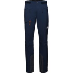 Mammut Extra robuste Softshell für die Berge Taiss Guide SO Pants Men Blau 46 S kurz