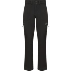 Mammut Warme Softshell-Wanderhose mit Fleecefutter Runbold Winter SO Pants Men Schwarz 46 L lang