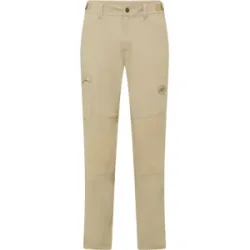 Mammut Multifunktionale Allwetter-Softshell-Wanderhose Runbold Guide SO Pants Men Brown 56