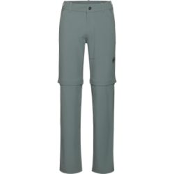 Mammut Zip-off-Wanderhose mit 4-Wege-Stretch Hiking V Zip Off Pants Men Grau 50 S kurz