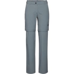 Mammut Zip-off-Wanderhose mit 4-Wege-Stretch Hiking V Zip Off Pants Women Grau 40 S kurz