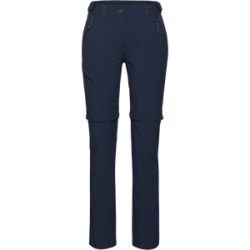 Mammut Vielseitige Zip-off-Wanderhose mit 4-Wege-Stretch Runbold IV Zip Off Pants Women Blau 34 S kurz