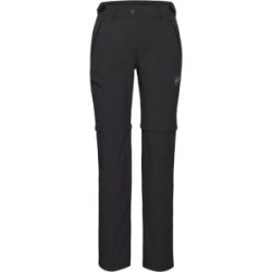 Mammut Vielseitige Zip-off-Wanderhose mit 4-Wege-Stretch Runbold IV Zip Off Pants Women Schwarz 46 S kurz