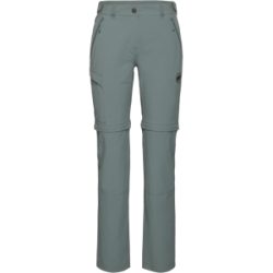 Mammut Vielseitige Zip-off-Wanderhose mit 4-Wege-Stretch Runbold IV Zip Off Pants Women Grau 34 L lang