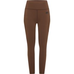 Mammut Dehnbare fleecegefütterte Kletterleggings Crag Winter Tights Women Brown L