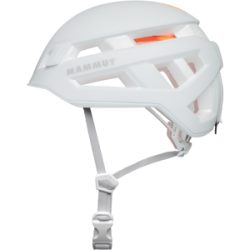Mammut Leichter Kletterhelm mit Kevlarverstärkungen Crag Sender Helmet Weiß 52-57cm