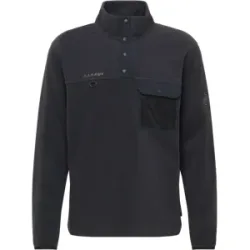 Mammut Vielseitiges Outdoor-Fleeceoberteil Moonstone Light ML Hybrid Pull Schwarz XL