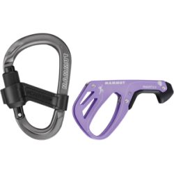 Mammut Sicherungsgerät und Karabiner Smart 2.0 Belay Package Lila one size