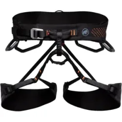 Mammut Robuster und atmungsaktiver Klettergurt Comfort Fast Adjust Harness Men Schwarz M