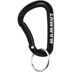 Mammut Zubehörkarabiner für Schlüssel und Ausrüstung Mini Carabiner Classic Keylock S Schwarz one size