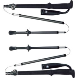Mammut Robuste, verstellbare Bergtourenstöcke Taiss Poles Schwarz 115-135 cm