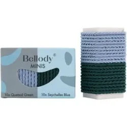 20 Stück Bellody Minis Haargummis Quetzal Green/Seychelles Blue
