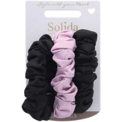 Solida Scrunchie-Set mit Satin-Optik