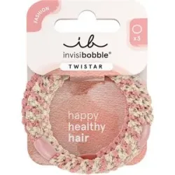3 Stück invisibobble TWISTAR Blush Braids