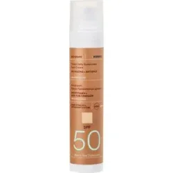 50ml KORRES Red Grape Tinted Daily Sunscreen Face Cream Antiageing + Antispot SPF 50