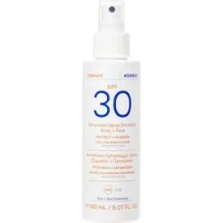 150ml KORRES Yoghurt Sunscreen Spray Emulsion Body + Face SPF 30