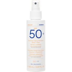 KORRES Yoghurt Sunscreen Spray Emulsion Body + Face SPF 50+ 150 ml