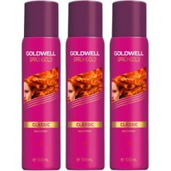 Goldwell Sprühgold Classic Haarspray 3er Set Mini 3 x 100 ml