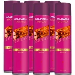 3600ml Goldwell Sprühgold Classic Haarspray Maxi Set (6 x 600ml)