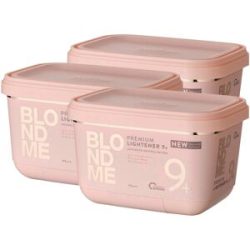 Schwarzkopf Professional BLONDME Premium Lightener 9+ 3er Set 3 x 450 g