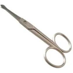 Canal Nasenhaarschere gerade vernickelt, 10 cm
