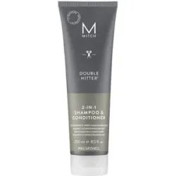 250ml Paul Mitchell Mitch Double Hitter 2-in-1 Shampoo & Conditioner