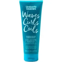 250ml Umberto Giannini Waves, Curls & Coils Shampoo Bergamot & Sandalwood