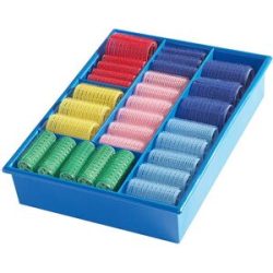 Biovan Original-Magic Haftwickler Sortimentskasten Kasten schwarz mit 60 Wicklern, Pro Packung 60 Stück